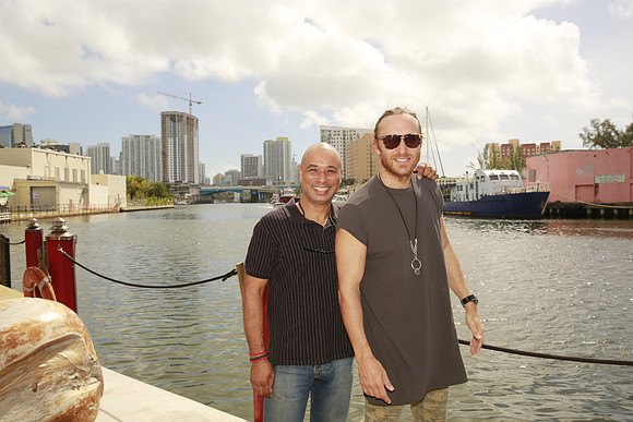 Pierre Zonzon aka Mister Z. with David Guetta.
