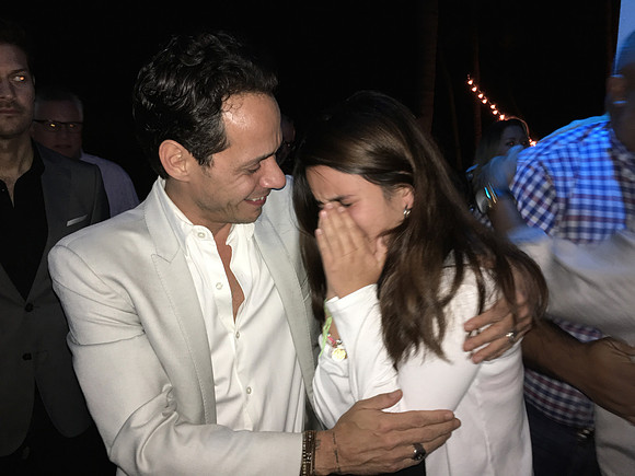 Marc Anthony & Tatyana Seicentos