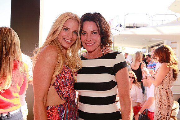 Alexia Echevarria and Luann de Lesseps